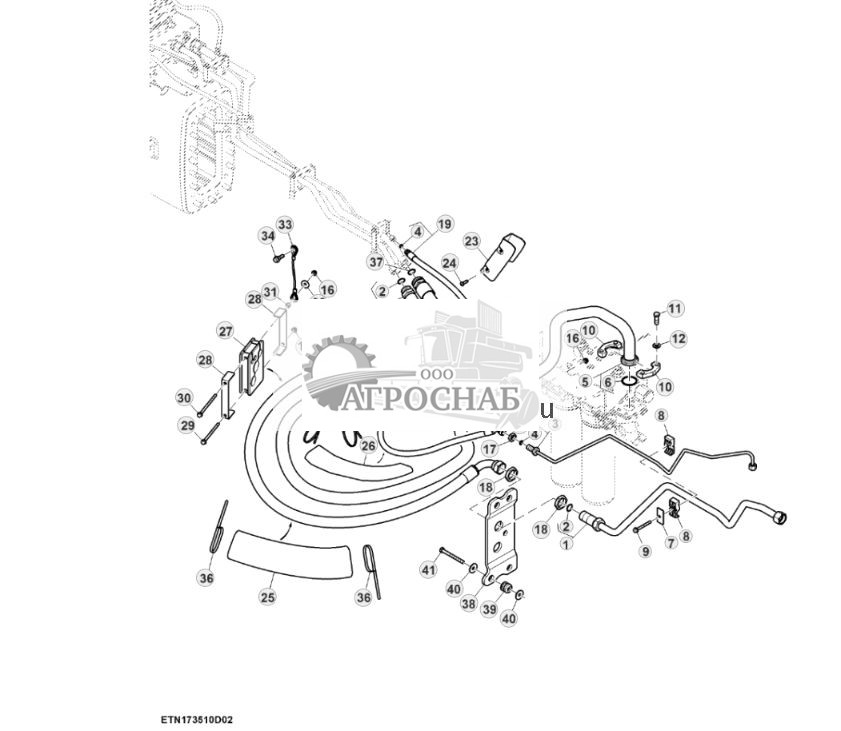 Трубопроводы SCV, стандартный расход, сцепка с задней быстроразъемной муфтой 12 дюйма, PST (22) (805771 - 807296) - ST932321 782.jpg